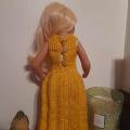 190 robe jaune starlette constance petit collin taille 44cm ht 3
