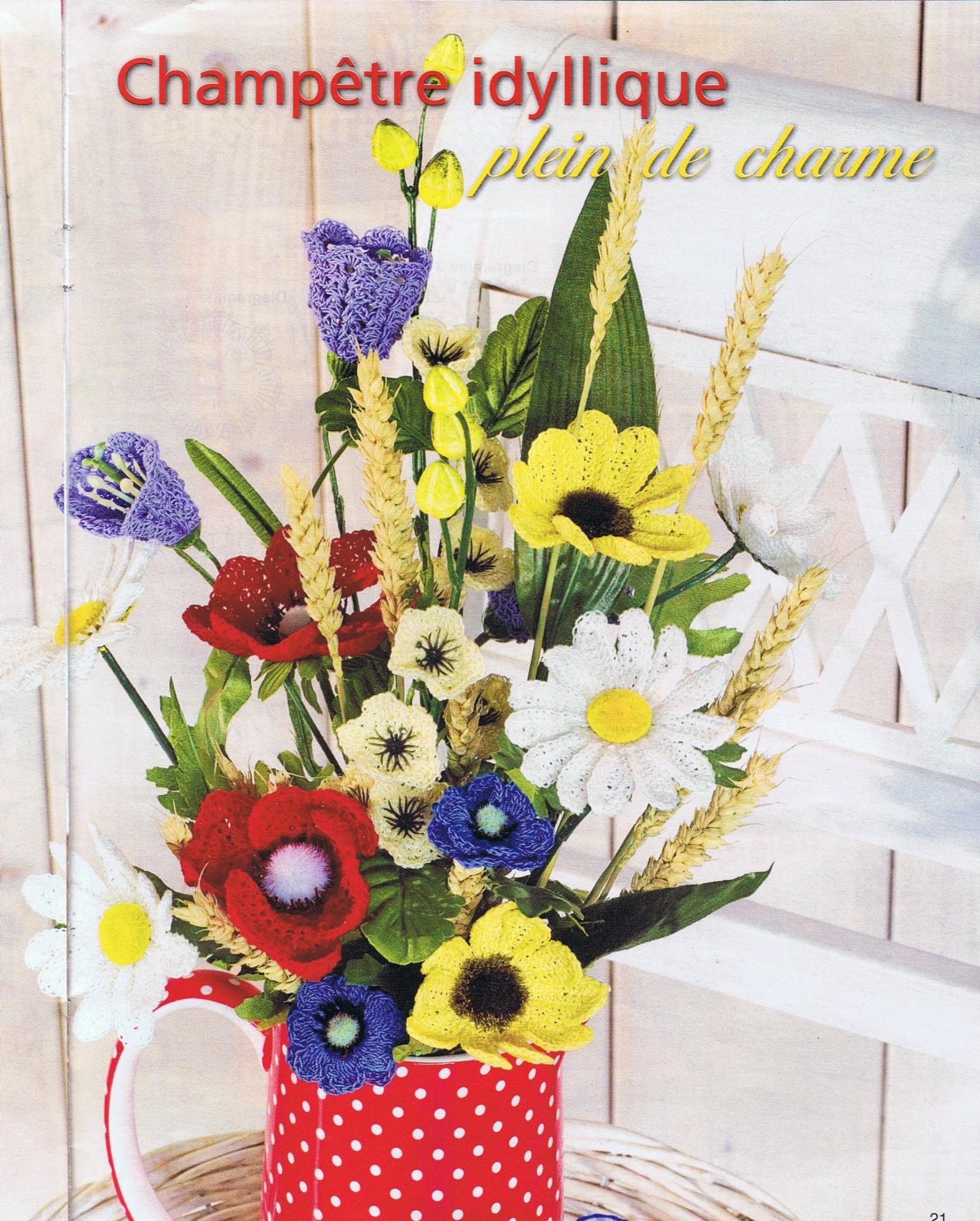 Bouquet de Fleurs Champètre Idyllique