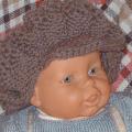 CASQUETTE GAVROCHE CROCHETEE