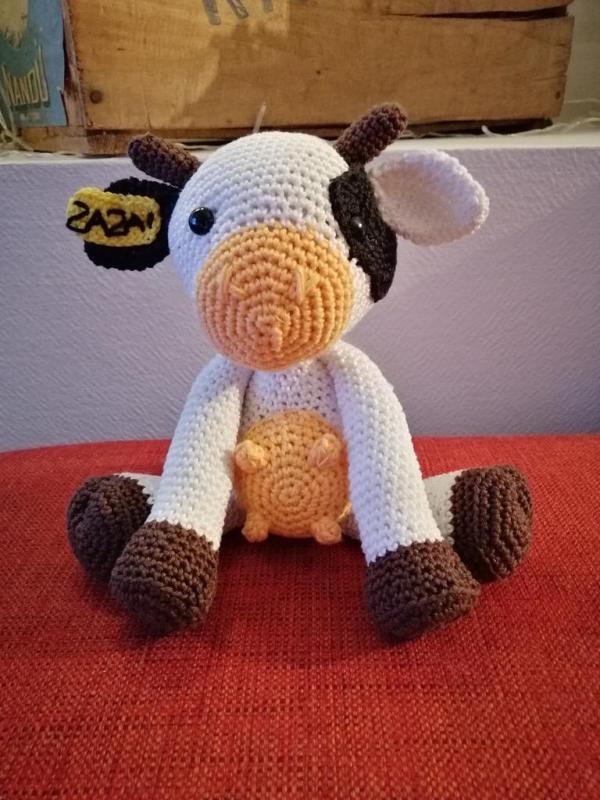 Amigurumi vache