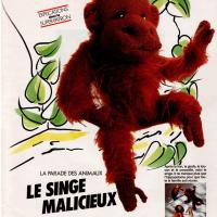 Le singe malicieux tricot