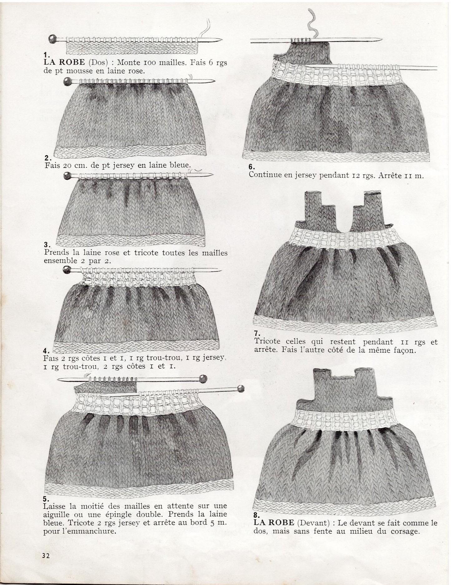 Page32 j apprends a tricoter 1947 l ensemble blanche neige 001 2