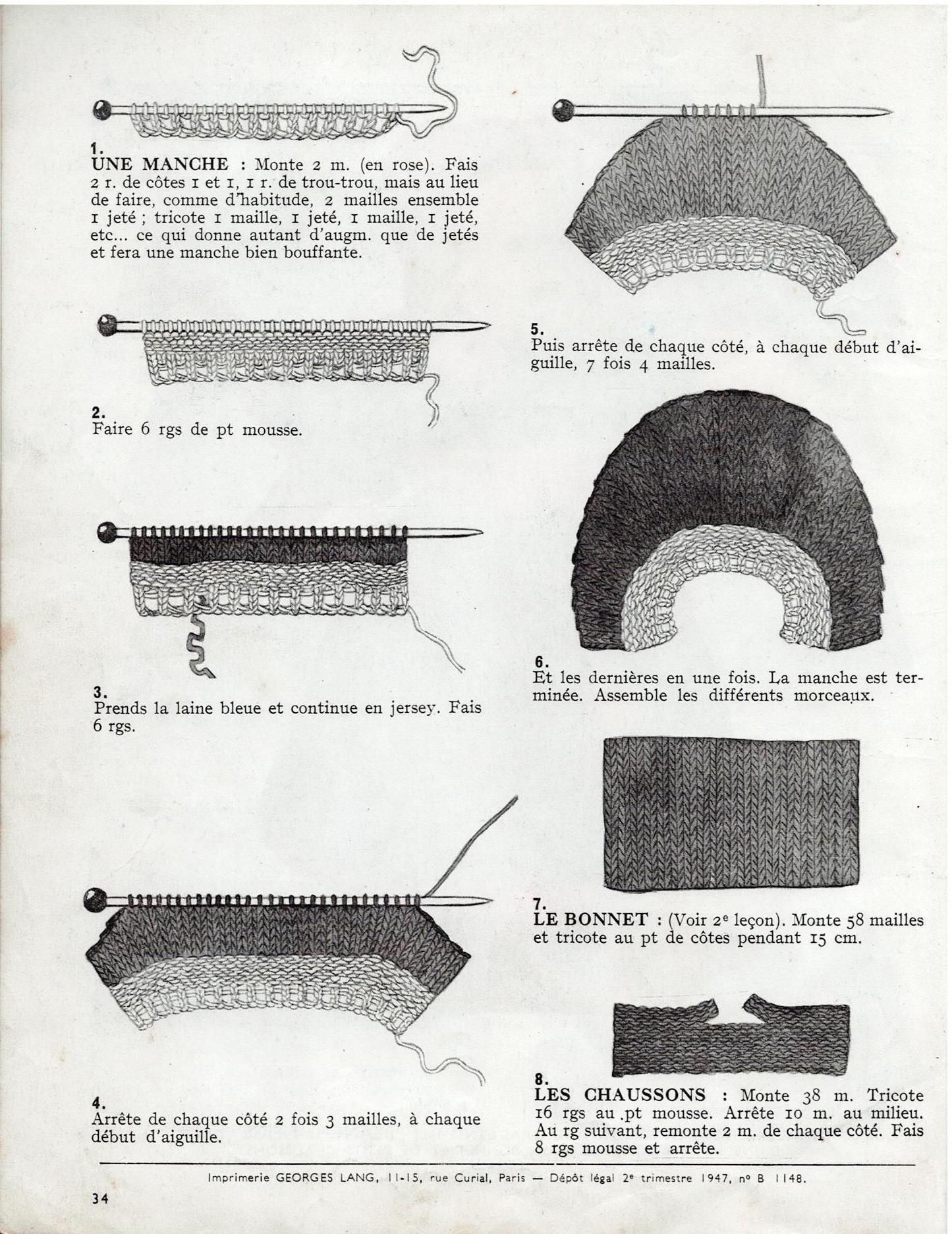 Page34 j apprends a tricoter 1947 l ensemble blanche neige 001 2