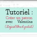 Tutoriel creer un patron valentine