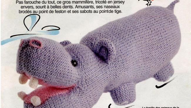 PDF-Modèles Gratuits-Doudou-Animaux Sauvages-VINTAGE,anciens, à tricoter ...